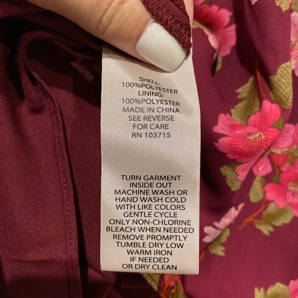 Nanette Lepore Printed Crepe Chiffon Dress NWT - Picture 4 of 5